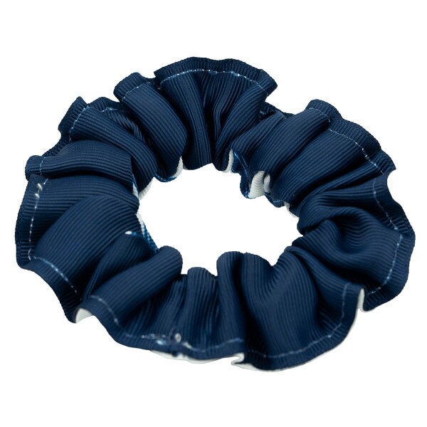U-State Navy White Blue Scrunchie
